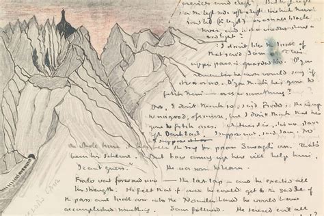 Exhibit Of Jrr Tolkiens Manuscripts For The Hobbit And The Lord