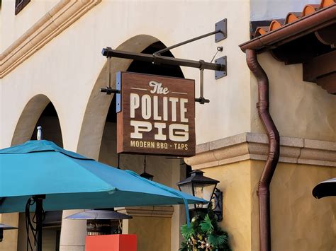 The Polite Pig Overview Disney Springs Dining Dvc Shop