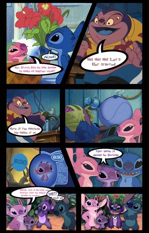 A Comic Strip I Did Of The Tv Show Lilo Stitch With My Character I