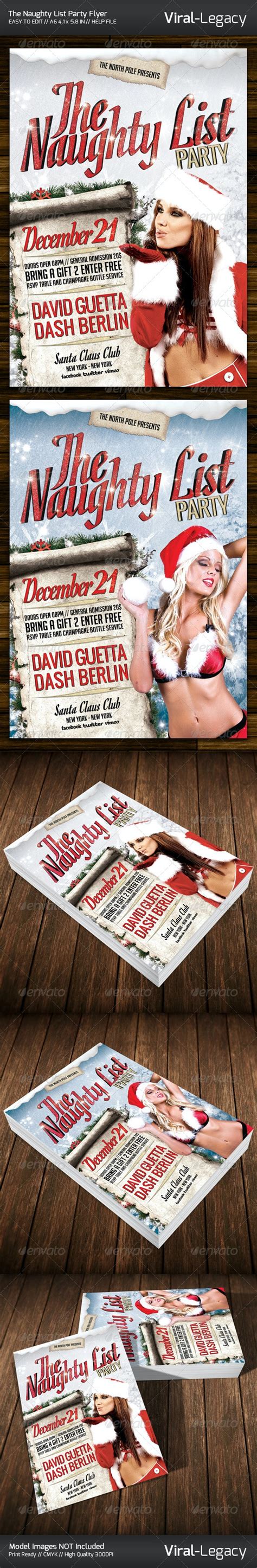 The Naughty List Party Flyer By Viral Legacy Graphicriver