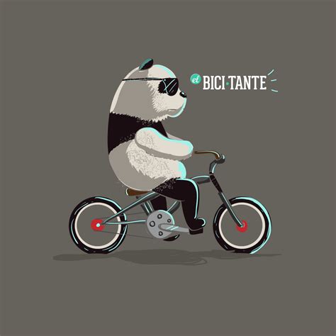 The Bicycle Is Like Pandas Everybody Love It La Bicicleta Es Como Los