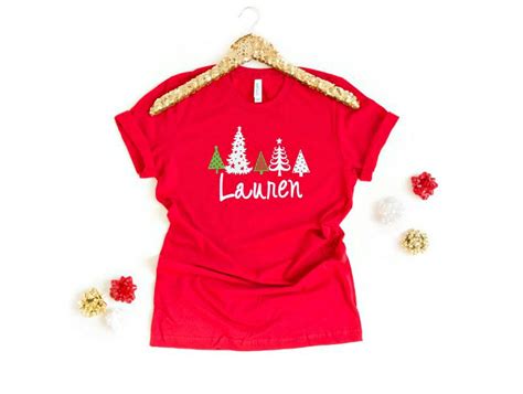 Personalized Christmas Shirts For Women Tis The Season Etsy