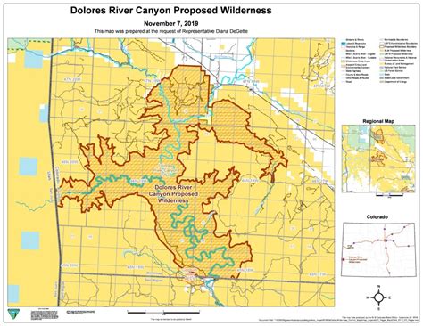 Dolores River Canyon Colorado Wilderness Act