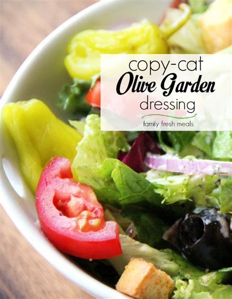 If you haven't made salad dressing from scratch, you're really missing out. Copycat Olive Garden Salad Dressing Recipe - Family Fresh ...