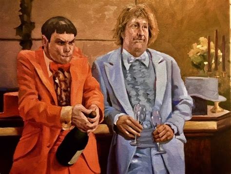 Original Dumb And Dumber Painting Champagne Etsy