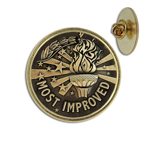 Most Improved Lapel Pin Hodges Badge Company