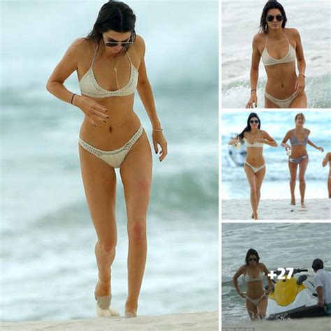 Kendall Jenner Channels Her Inner Bond Girl Emerging From The Sea In A