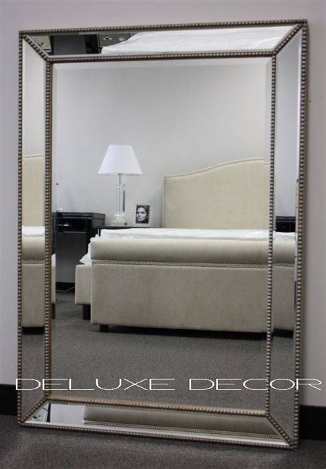 15 Collection Of Large Silver Framed Wall Mirror