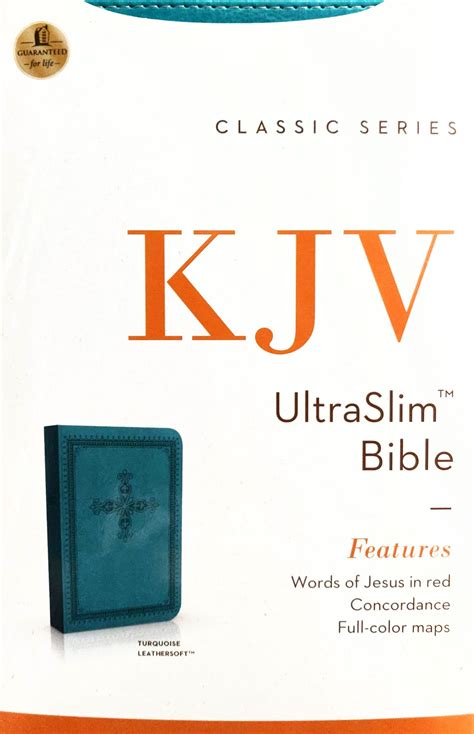 Kjv Ultraslim Bible Turquoise Lifesource Christian Bookshop