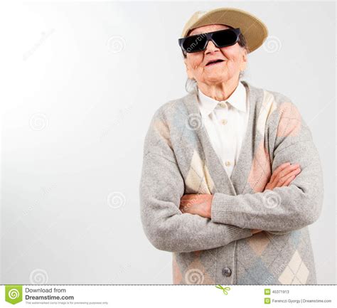 Cool Grandma Stock Image Image Of Grandmother Retirement 45371913