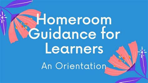 Homeroom Guidance For Learnerspdf