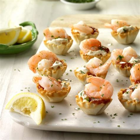 Shrimp tail bar clic tail sauce avocado crema. Shrimp Tartlets | Recipe | Appetizer recipes, Light ...