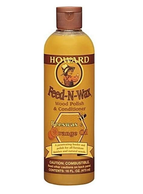 Howard Products Wood Polish And Conditioner 16 Oz Orange Oil Arenadeph