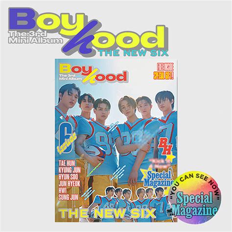 The New Six Tnx Boyhood 3rd Mini Album Cdbookcardspecial Boxphoto