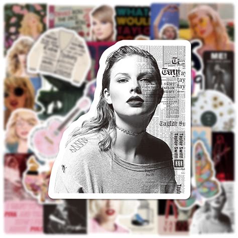 5 100 Pcs Taylor Swift Stickers No Duplicate Stickers For Etsy Australia