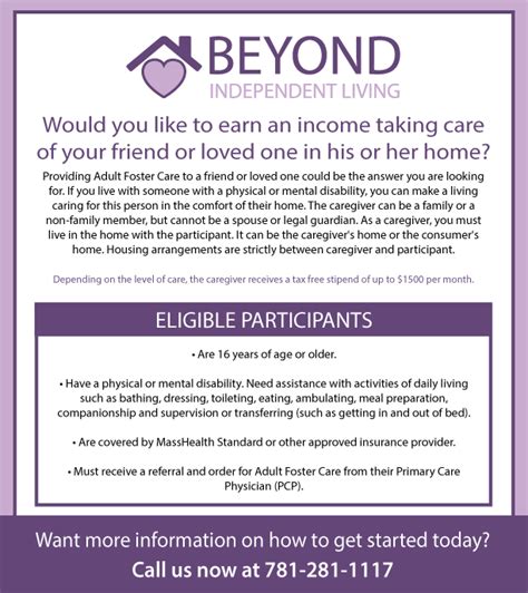 Adult Foster Care Boston Massachusetts Beyond Independent Living