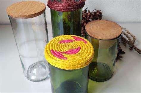 Upcycled Glass Jars Bee Light