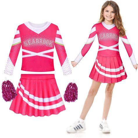 Disney High School Musical Wildcat Cheerleader Girls Costume