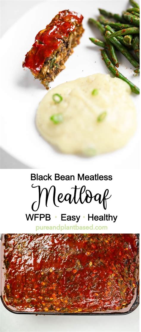 Black turtle beans, more commonly known as black beans, are shiny, black members of the bean family phaseolus vulgaris. Black Bean Meatless Meatloaf - Pure and Plant-Based ...