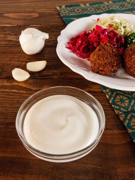 Toum literally means garlic in arabic. Toum - Recipe for Arab Garlic Dipping Sauce. Use on ...