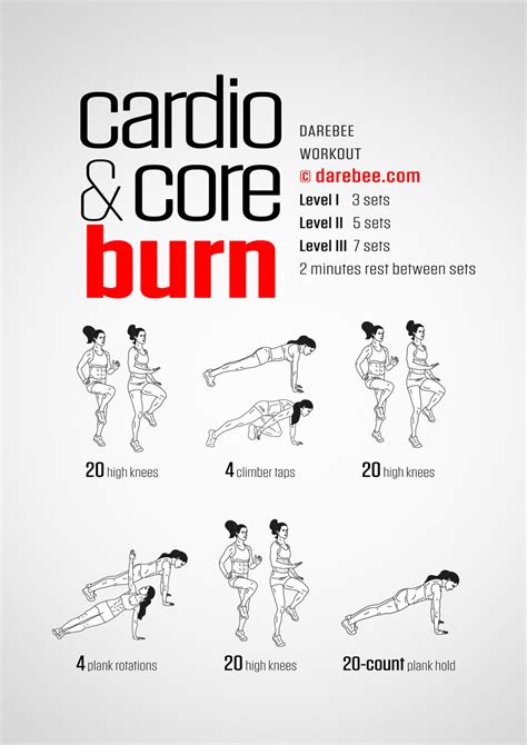 Cardio Core Burn Workout