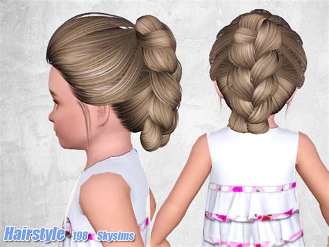 The Sims Resource Skysims Hair Toddler 198