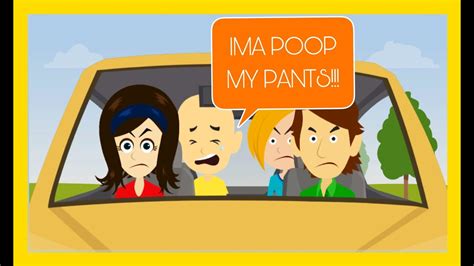 Caillou Poops His Pants On A Road Tripgrounded Youtube