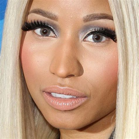 Nicki Minaj Makeup Charcoal Eyeshadow Silver Eyeshadow Nude