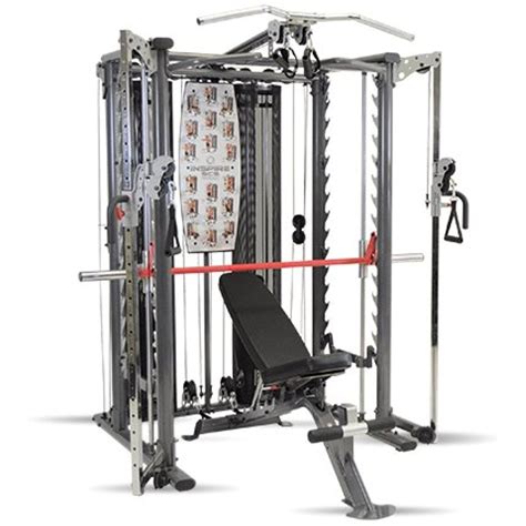 Smith Machine Home Gym Training System Cage Cristal Spann