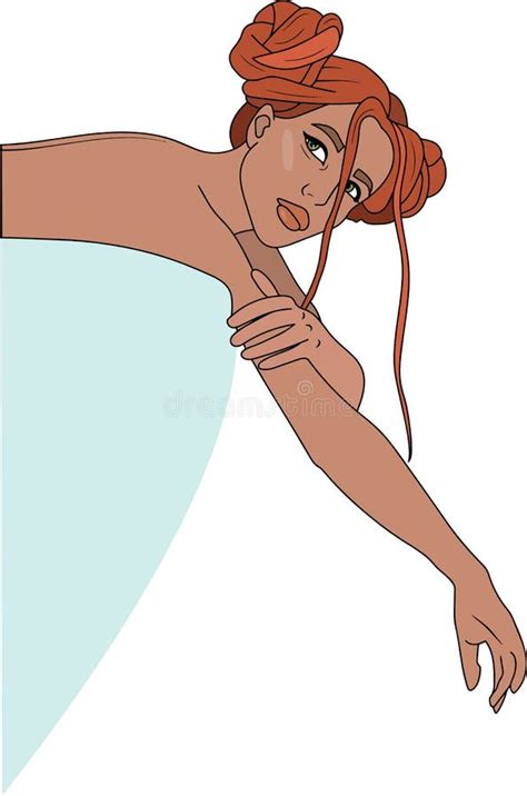 Vector Illustration Woman S Body In Nude Lingerie On Isolated