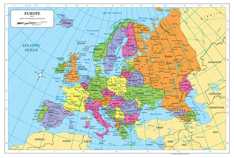 Dry Erase Europe Desk Map Social Studies Teachers Discovery