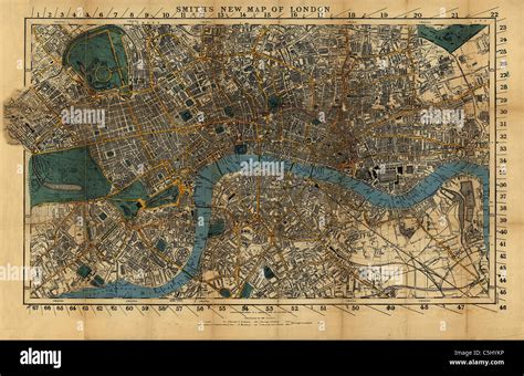 Old Map London Hi Res Stock Photography And Images Alamy