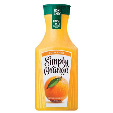 Simply Pulp Free 100 Orange Juice Shop Juice At H E B