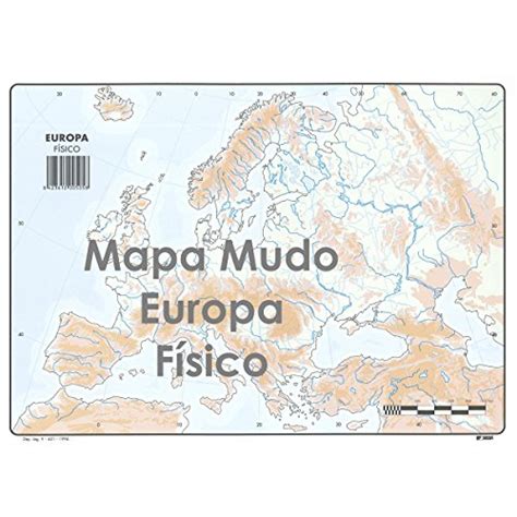 Mapa Fisico De Europa En Blanco