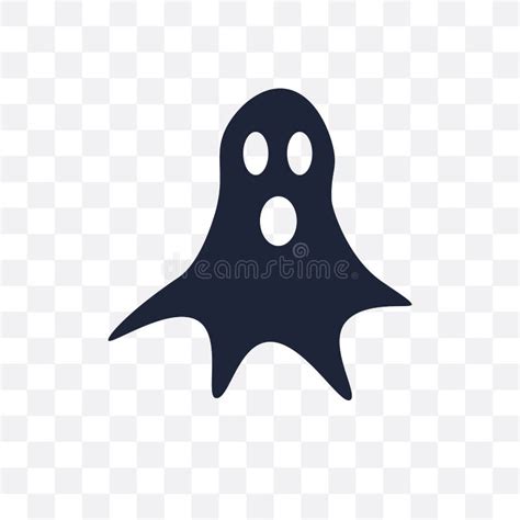Ghost Transparent Icon Ghost Symbol Design From Fairy Tale Coll Stock