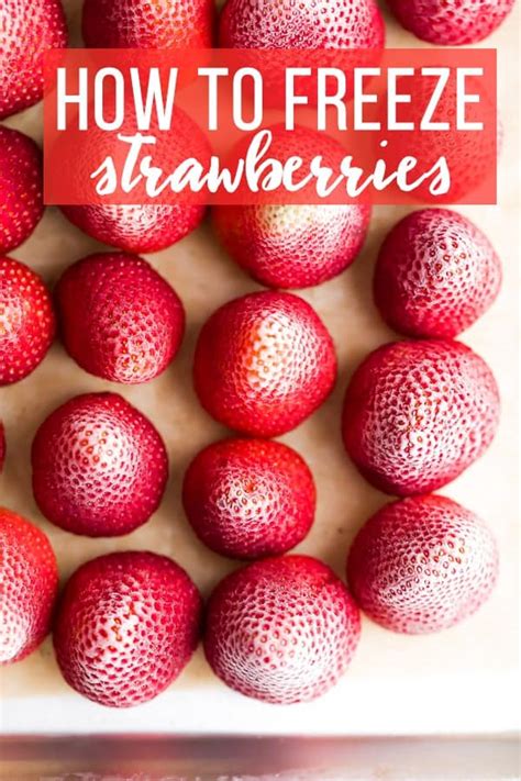 How To Freeze Strawberries Guide With Photos
