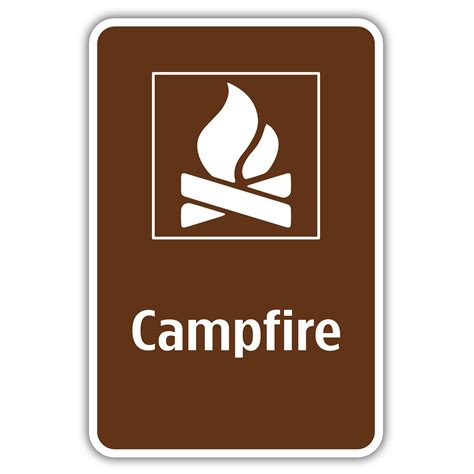 Campfire Signs Symbol Roadside Symbols Roadside 5 Campfire Png Html