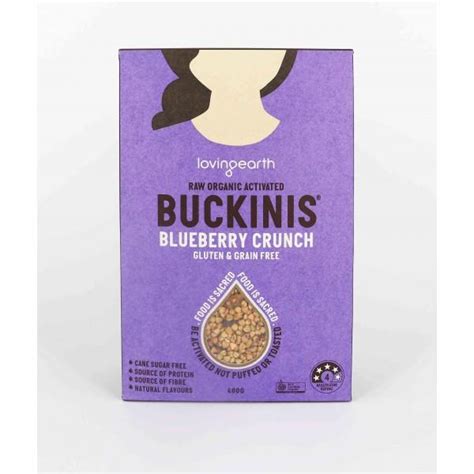 Activated Buckinis Blueberry Crunch Loving Earth