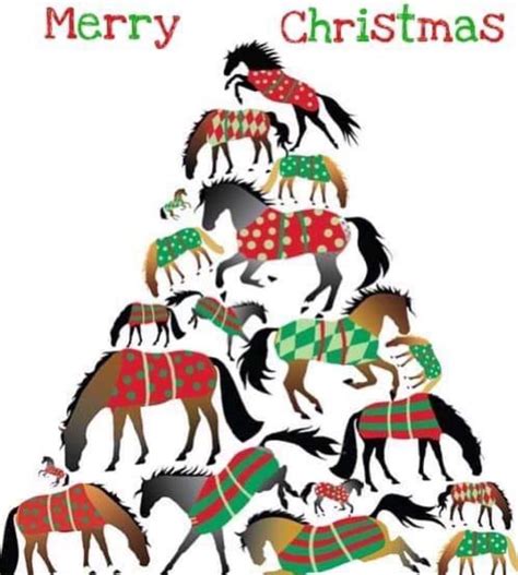 Pin By Mary Mills On Merry Christmas Christmas Horses Christmas