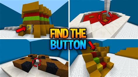 Hidden Buttons In Minecraft Find The Button Food Edition Youtube