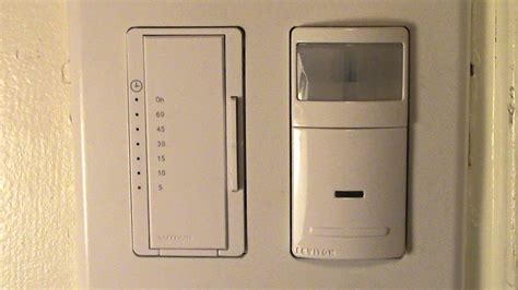 Leviton Ips02 Occupany Sensor And Lutron Timer Switch Installations