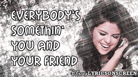 Selena Gomez And The Scene Spotlight Lyrics Video Hd Youtube