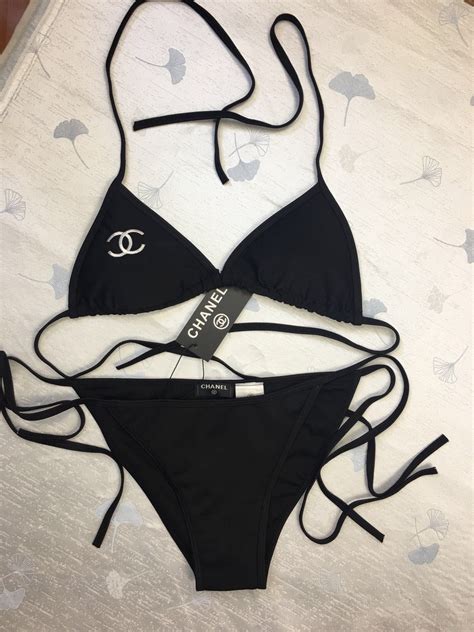 Cha Chanel Embroided Letters Bikinis Bikinis Luxury Swimsuits Swimsuits Outfits