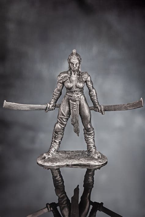 Models And Kits 132 54mm Resin Figure Fantasy Female Warrior Unassembled