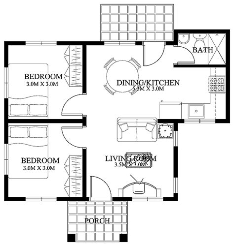 Two Bedroom House Custom Home Designs For Free