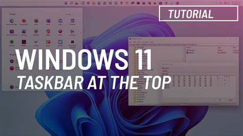 Windows 11 Taskbar At Top Of Screen