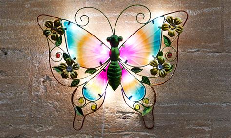 Solar Butterfly Wall Art Sa Products