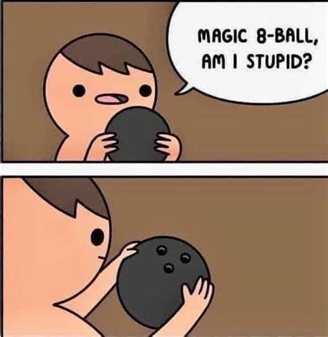 magic 8ball am i stupid memegine