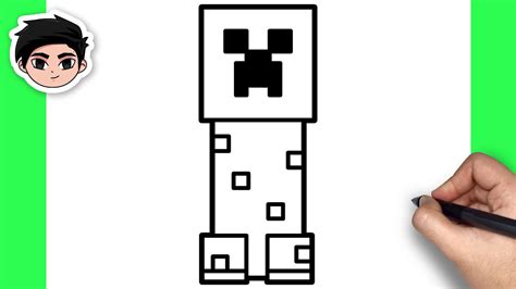 Creeper Drawing Easy Creeper Minecraft Draw Easy Drawing Step Steps My Xxx Hot Girl