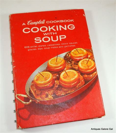 Vintage Cookbook Cooking With Soup Campbell By Antiquesgaloregal